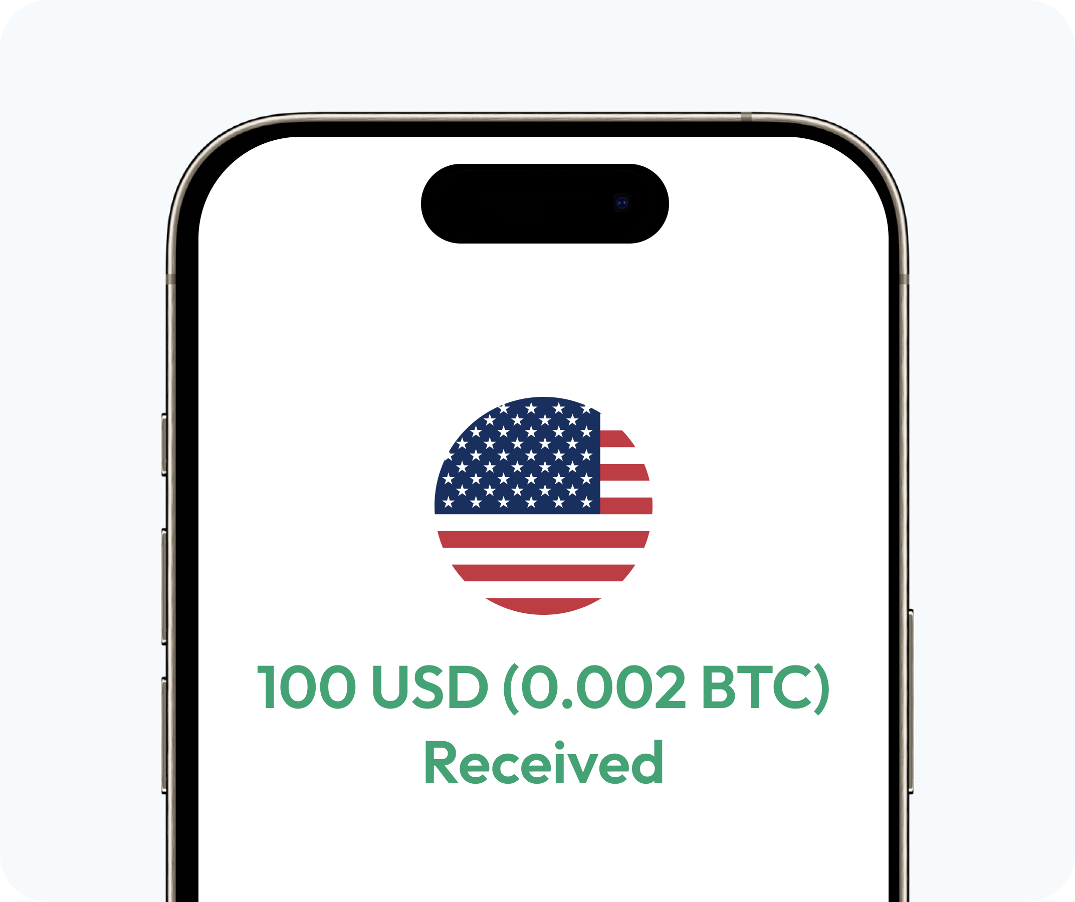 You Receive the Currency of Your Choose